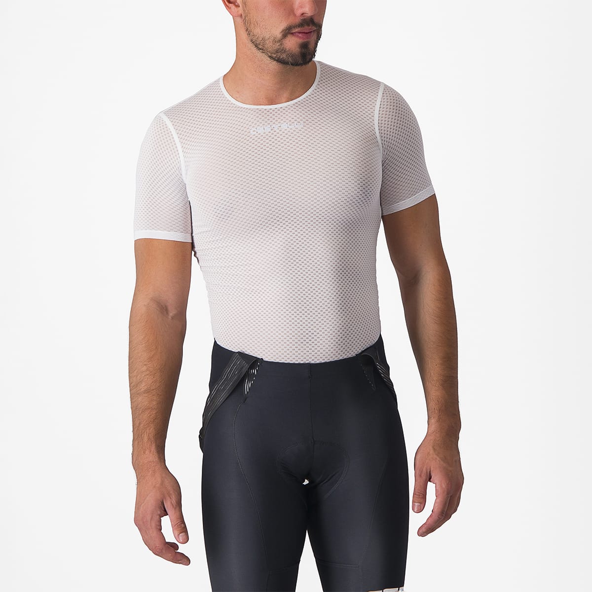 CASTELLI PRO MESH 2.0 Underkläder med kort ärm Vit