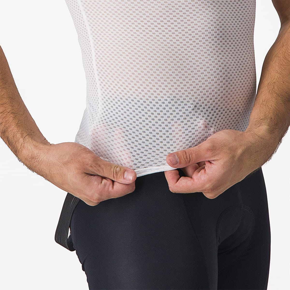 CASTELLI PRO MESH 2.0 Underkläder med kort ärm Vit