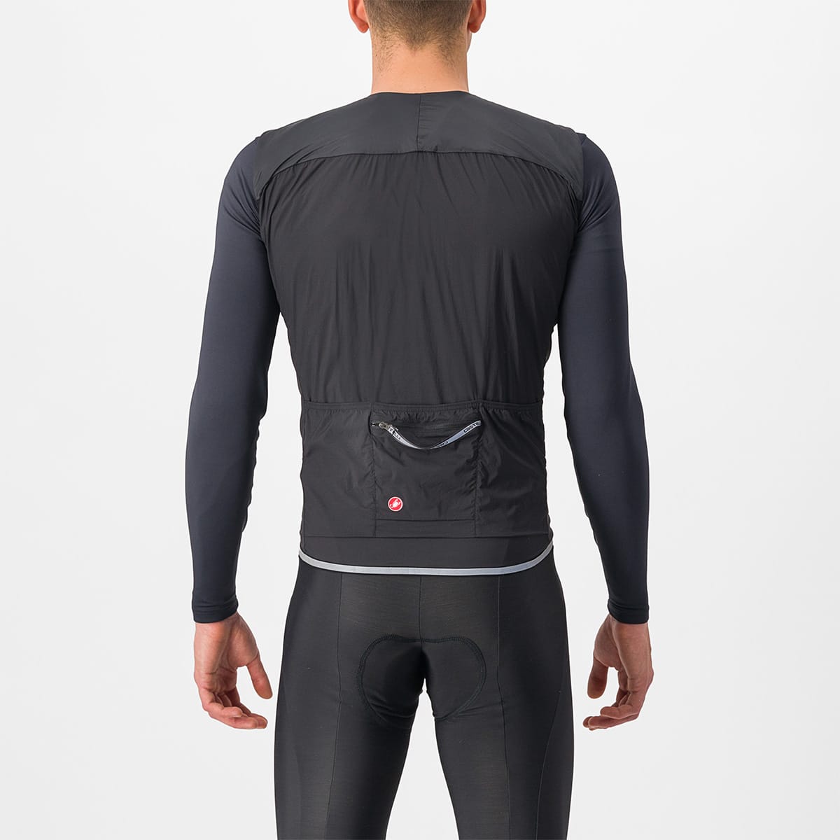 CASTELLI FLY Ärmlös jacka Svart