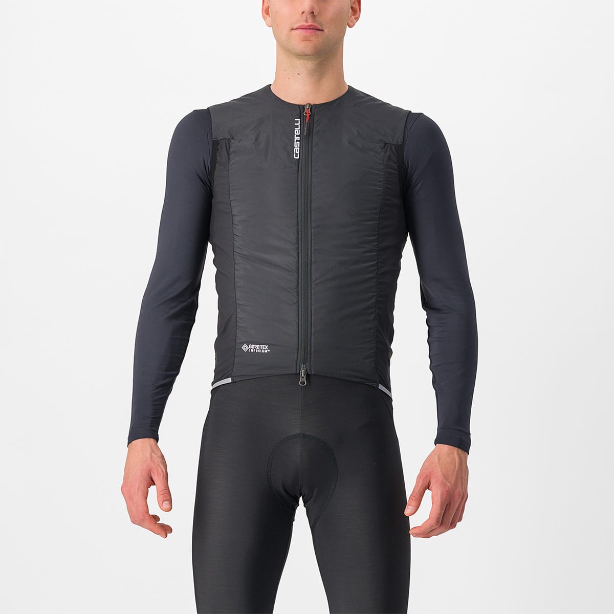 CASTELLI FLY Ärmlös jacka Svart
