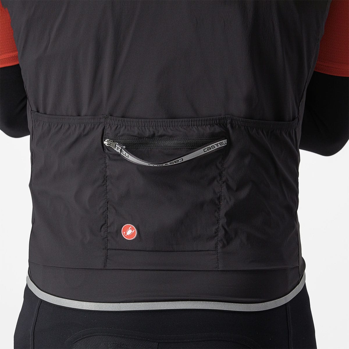 CASTELLI FLY Ärmlös jacka Svart