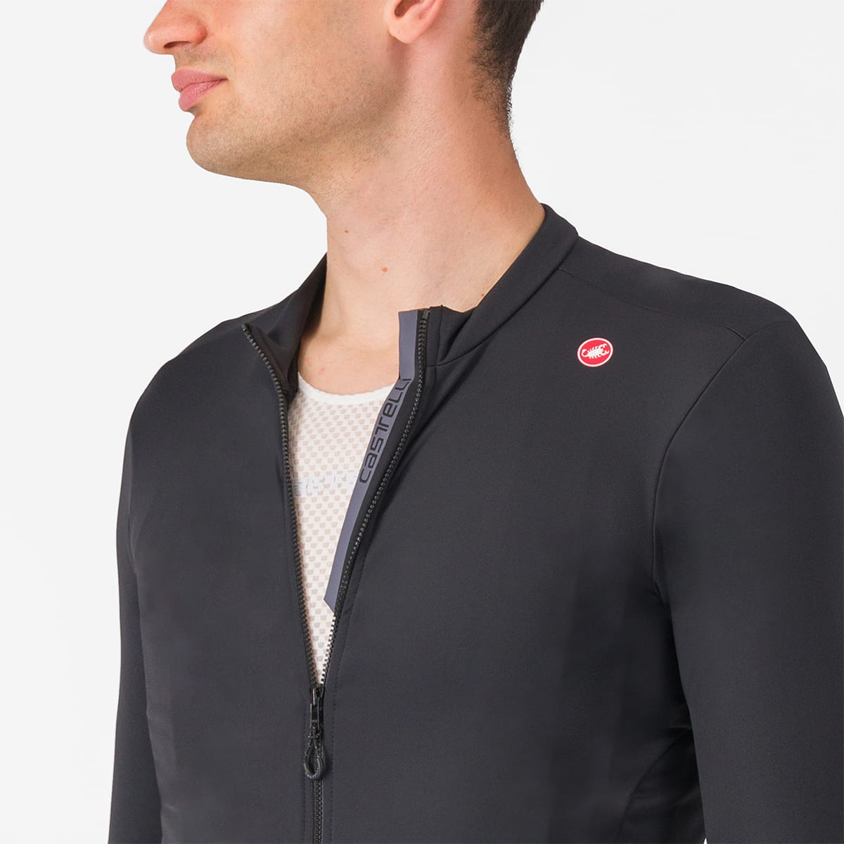 CASTELLI ESPRESSO THERMAL Långärmad tröja Svart