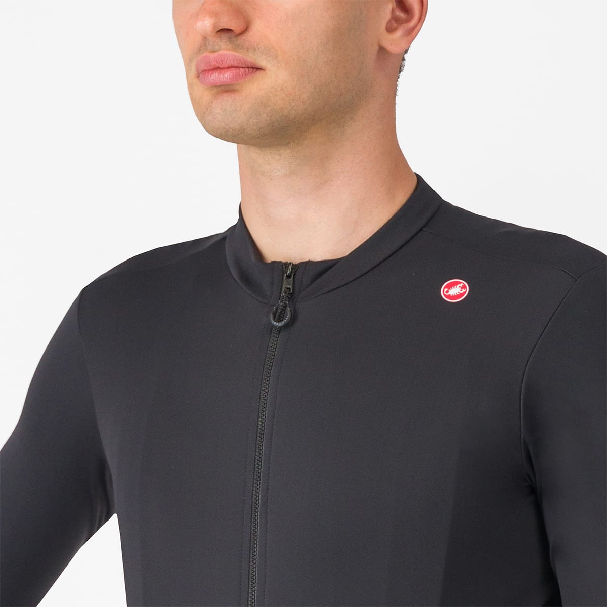 CASTELLI ESPRESSO THERMAL Långärmad tröja Svart