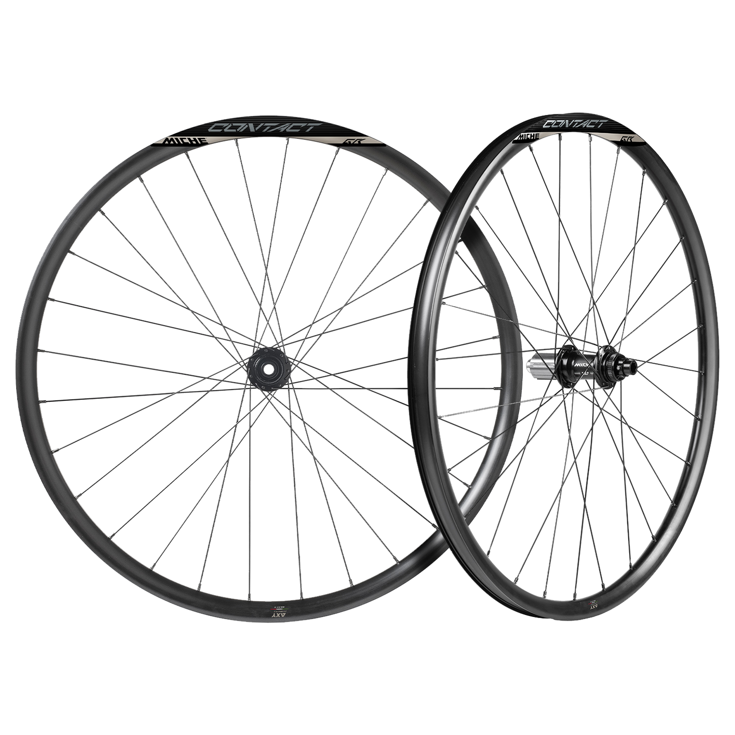 Par MICHE CONTACT GR DISC-fälgar med däck (Center Lock)