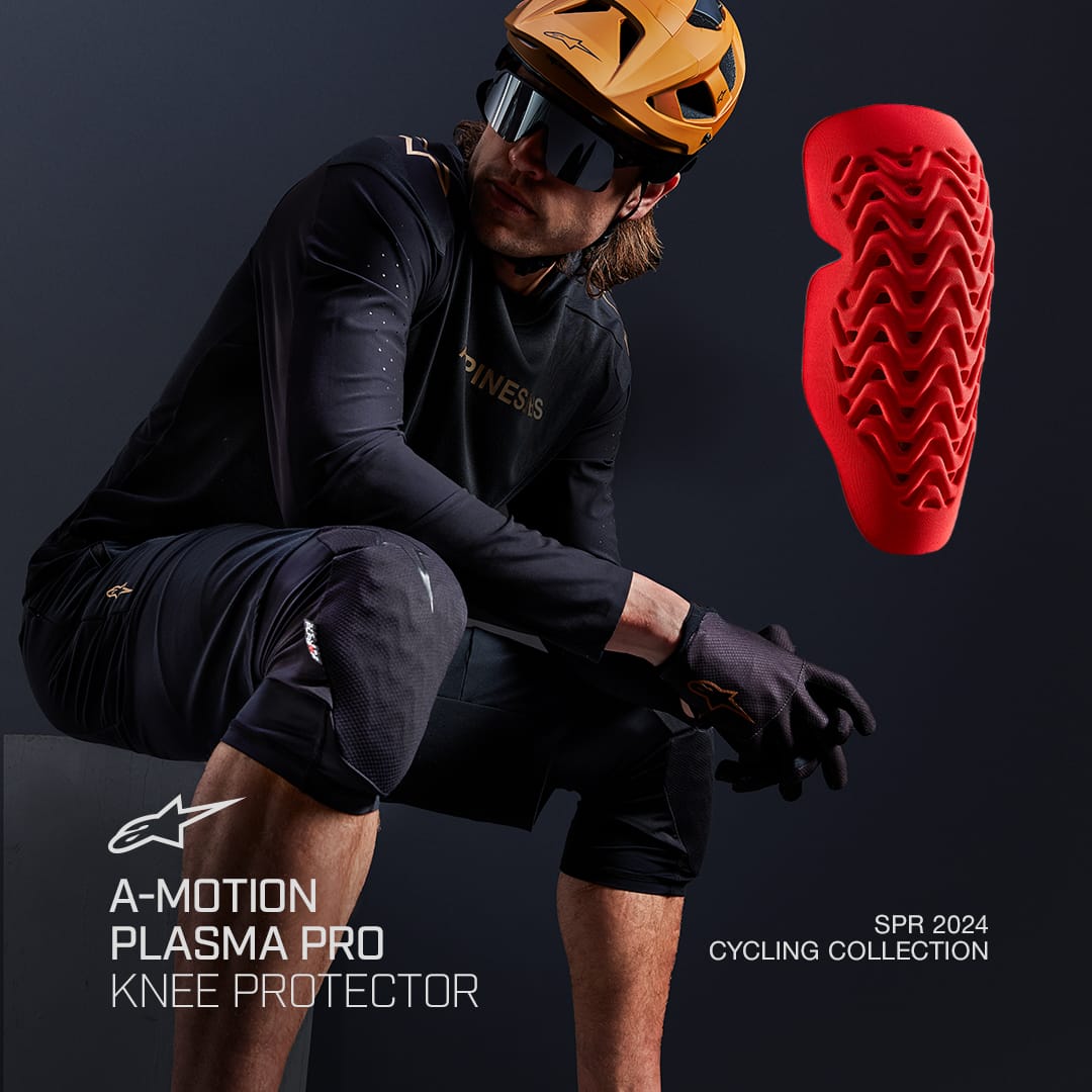 ALPINESTARS A-IMPACT PLASMA PRO knäskydd svart/vit