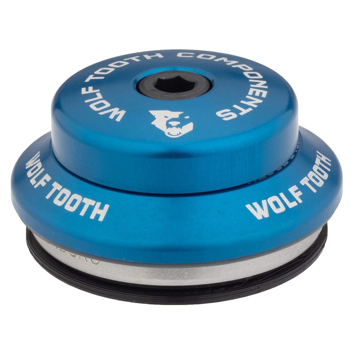 Övre kupa för integrerat styrlager WOLF TOOTH PREMIUM 1"1/8 IS42 Stack 7mm Blå