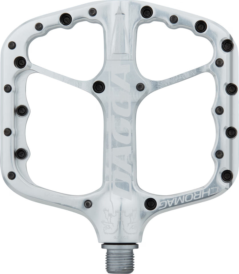 CHROMAG DAGGA CHRIS KOVARIK Platta pedaler Silver