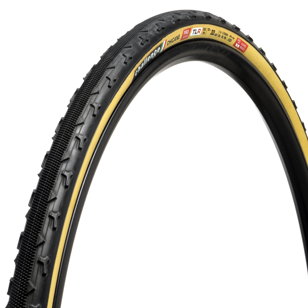 CHALLENGE OPEN CHICANE 700x33c Tubeless Ready Beige däck