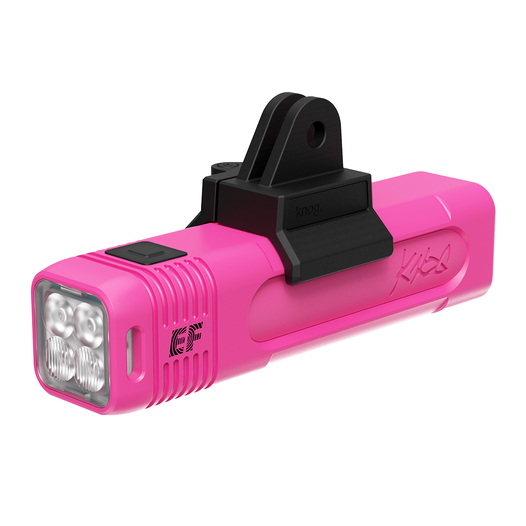 KNOG BLINDER PRO 900 Pink Front Light - E.F. Pro Cycling Limited Edition