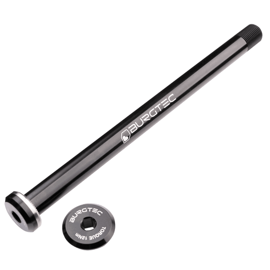 BURGTEC 168,5 mm bakhjulsaxel för Santa Cruz-ramar Svart