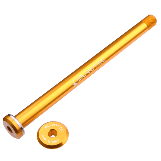 BURGTEC 168,5 mm bakhjulsaxel för Santa Cruz Gold-ramar