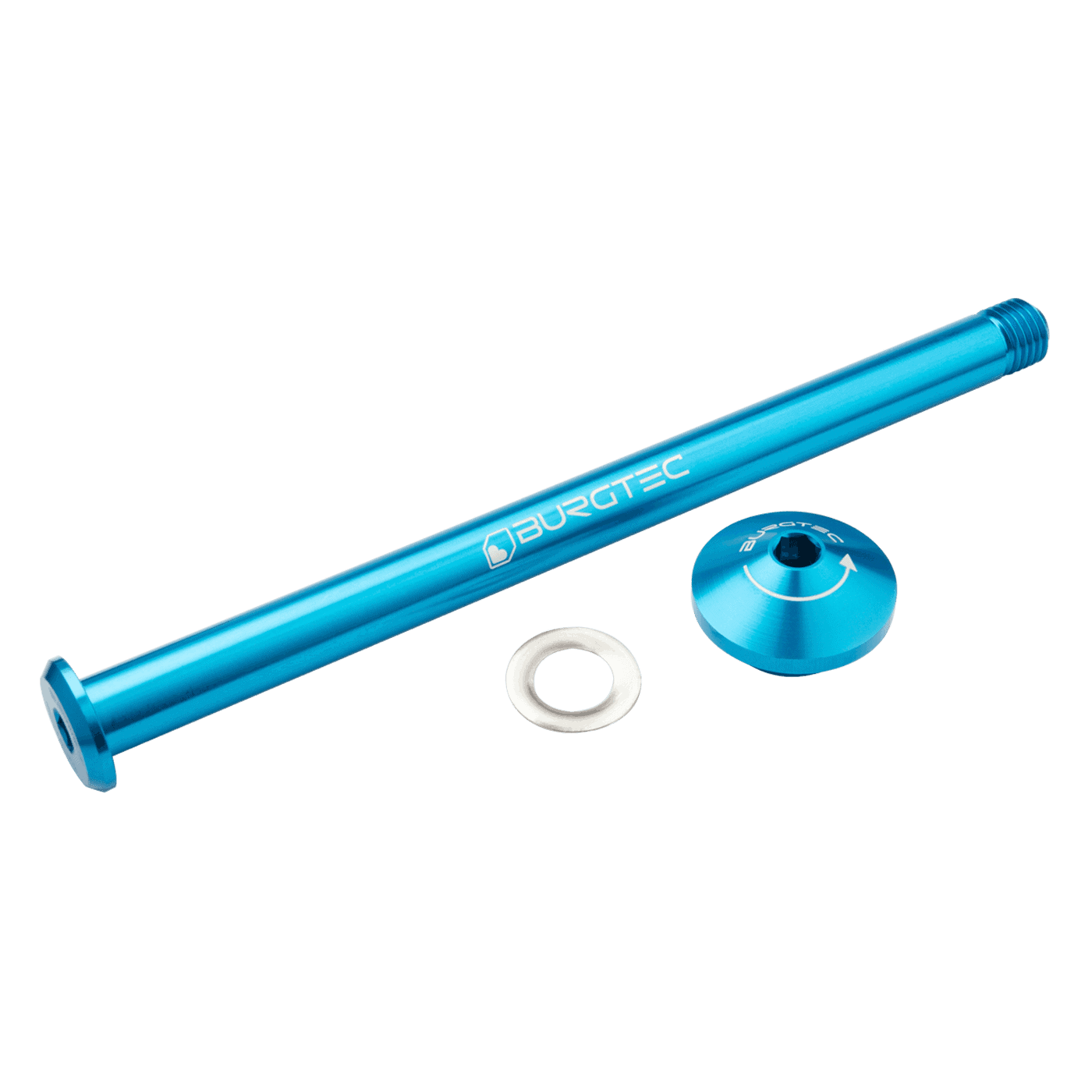 BURGTEC 171 mm bakhjulsaxel för Yeti Frame Blå