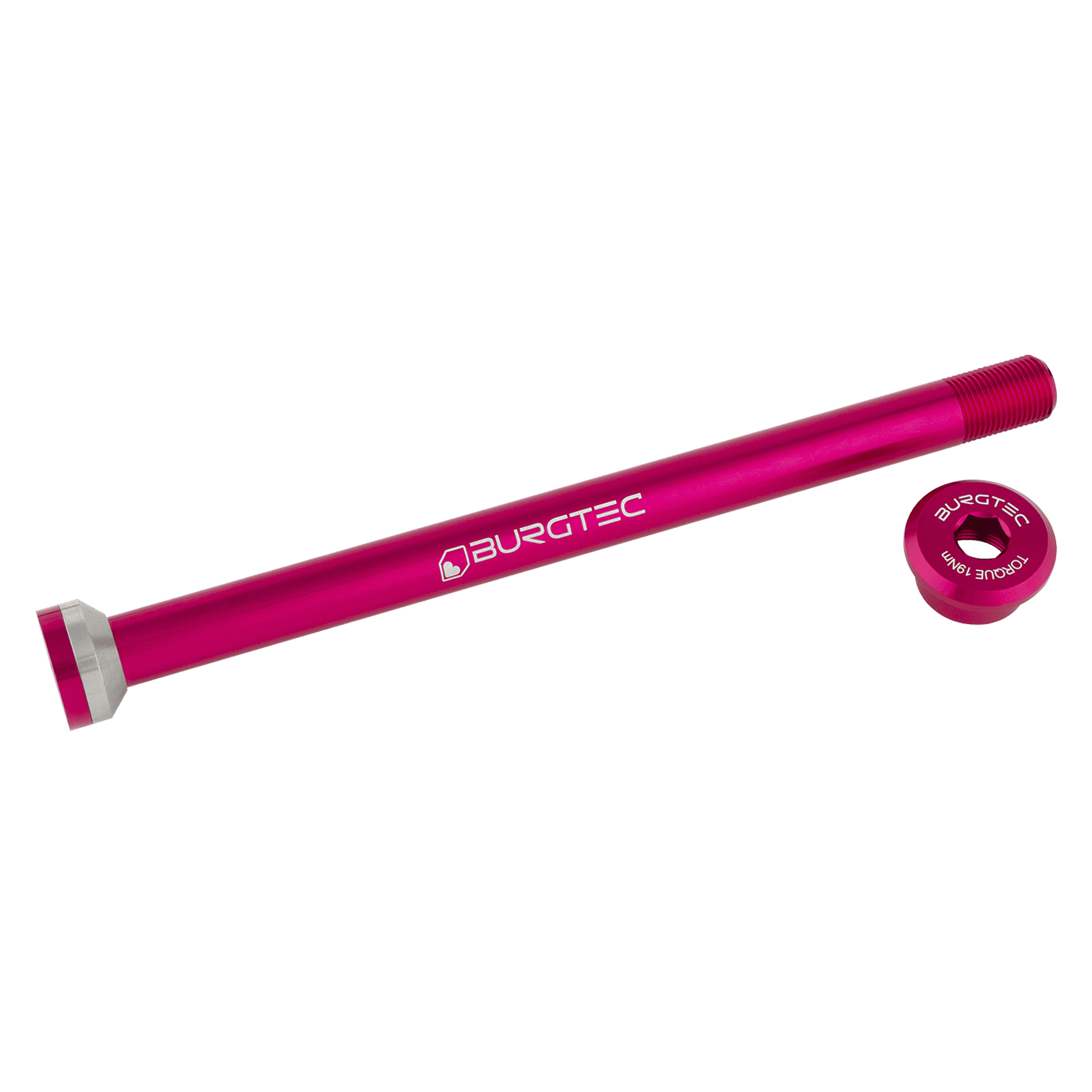BURGTEC 171 mm bakhjulsaxel för rosa övergångsramar
