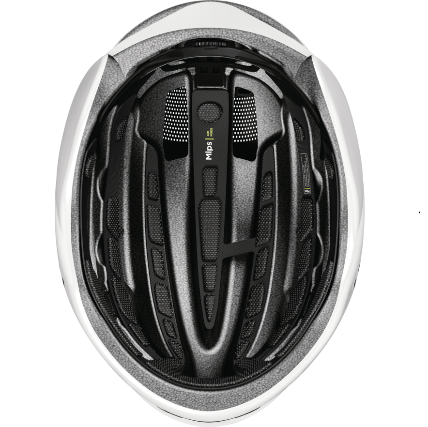 ABUS GAMECHANGER 2.0 MIPS landsvägshjälm Glänsande vit