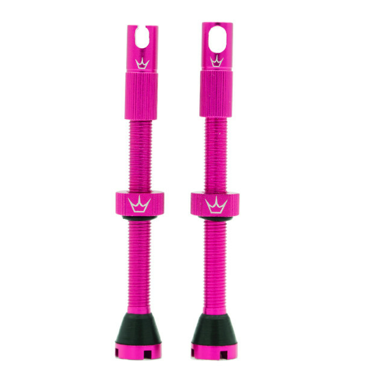 PEATY'S x Chris King MK2 Presta 80 mm Tubeless Valves (x2) Pink