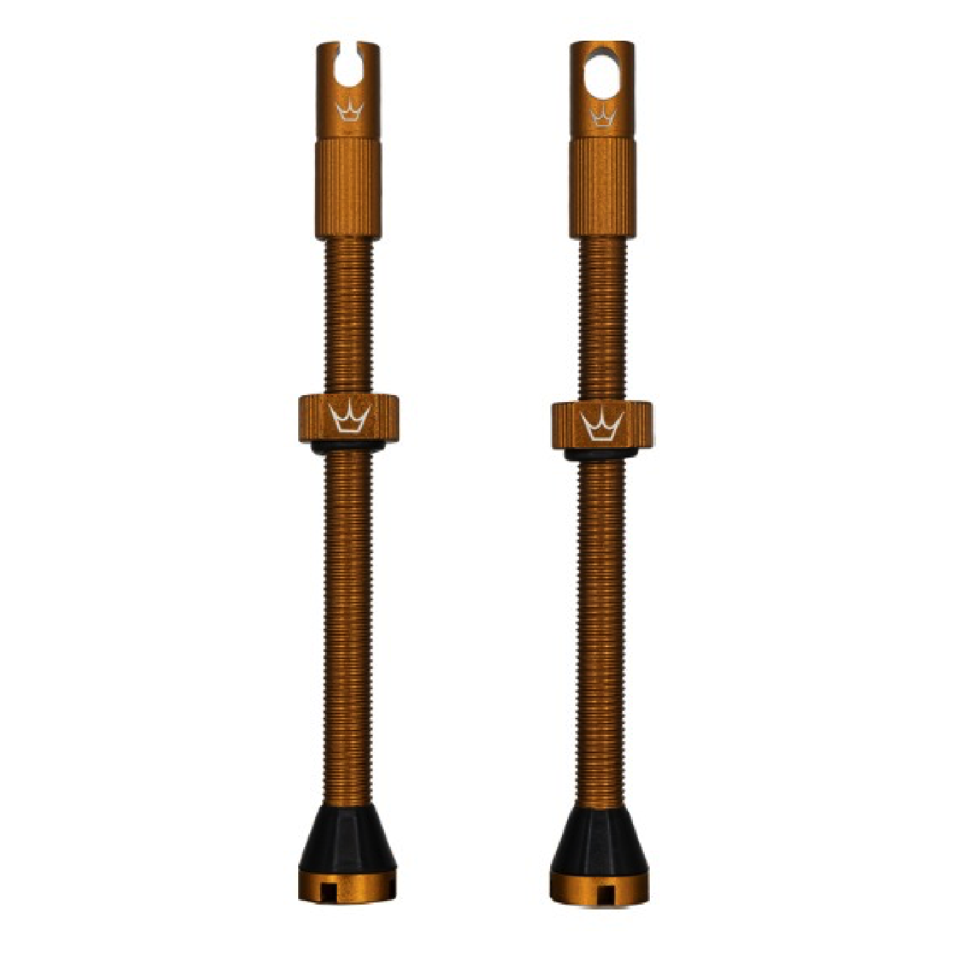 PEATY'S x Chris King MK2 Presta 80 mm Tubeless Valves (x2) Bronze