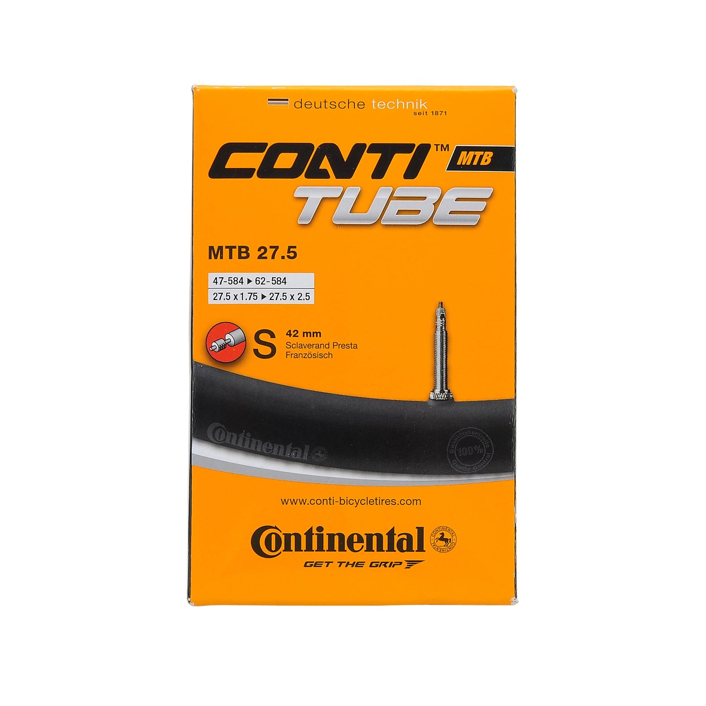 CONTINENTAL innerslang 27,5x1,75-2,5 Presta 42 mm