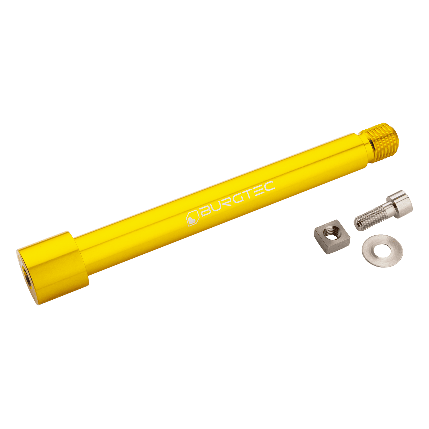 BURGTEC Framhjulsaxel för FOX-gaffel 15x110 mm Boost KaboltX 2021 Gold