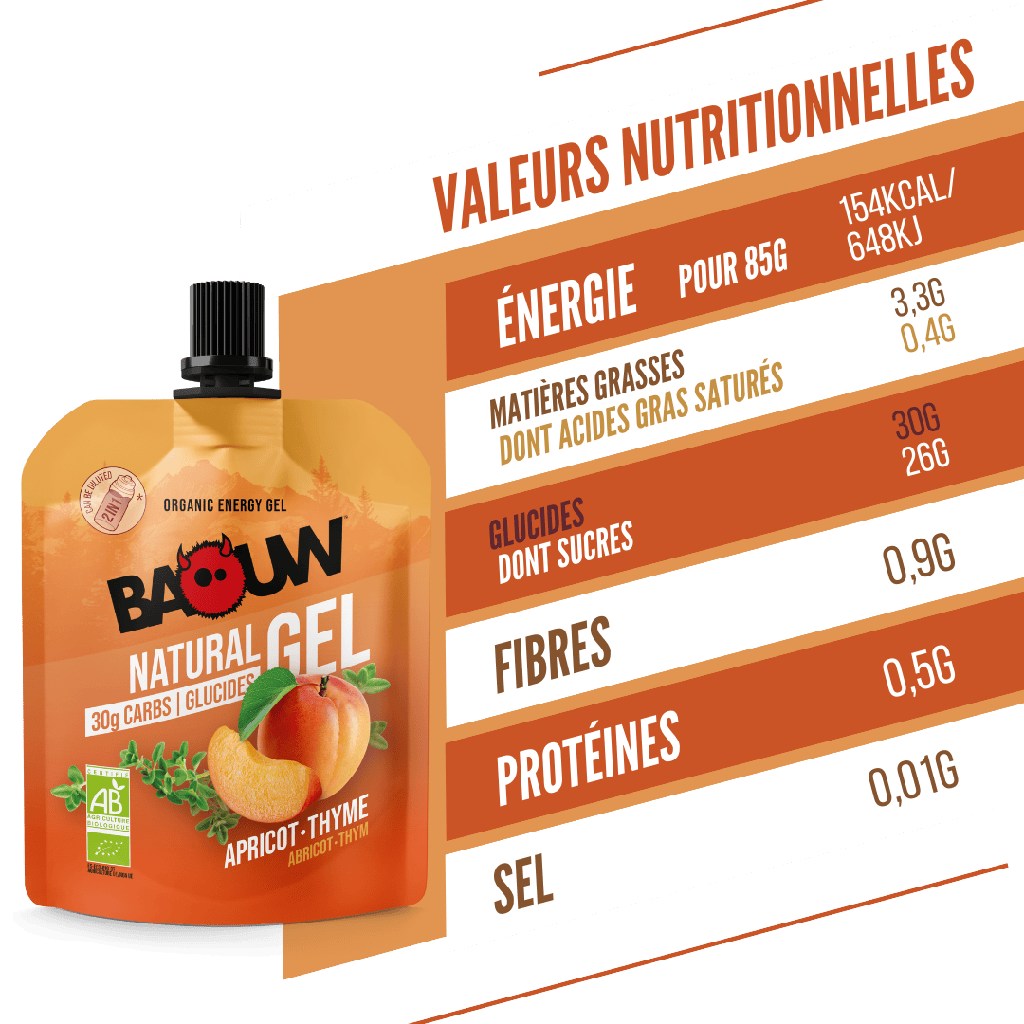 BAOUW Ekologisk Aprikos-Thyme Energising Gel (85g)
