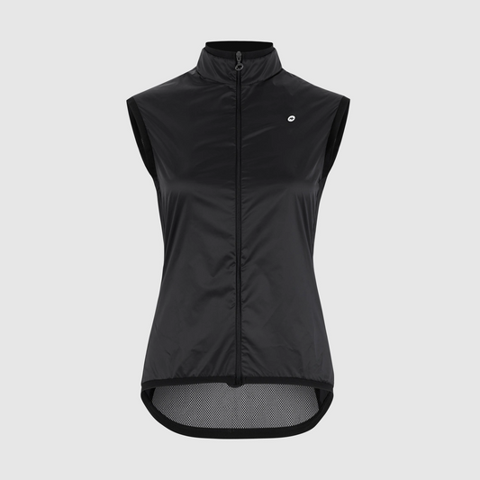 ASSOS UMA GT WIND C2 Ärmlös jacka, dam Svart