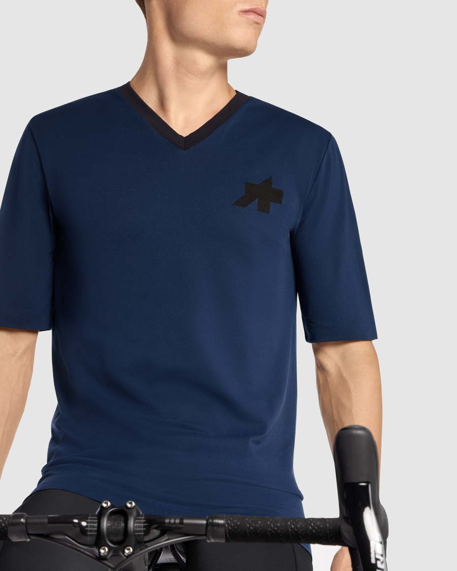 ASSOS TACTICA TECH T5 kortärmad tröja blå