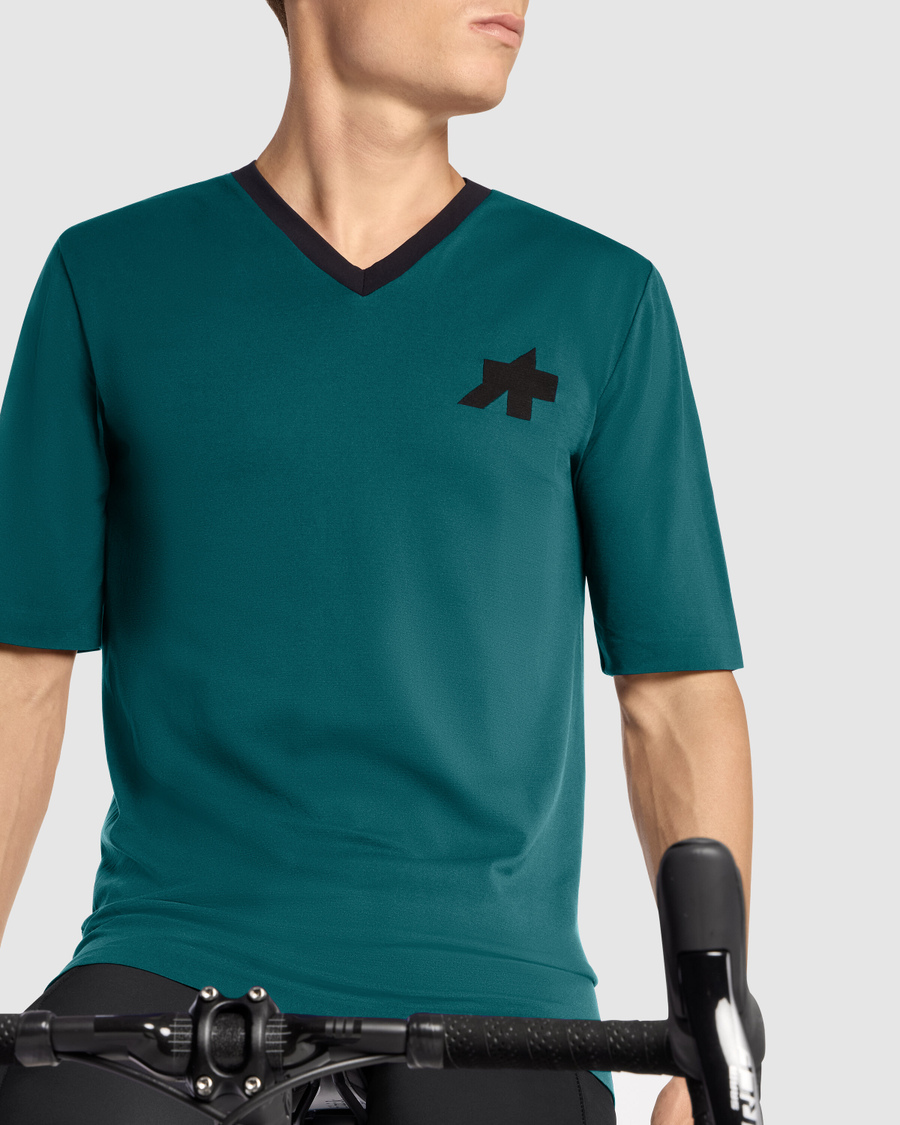 ASSOS TACTICA TECH T5 Kortärmad Jersey Grön