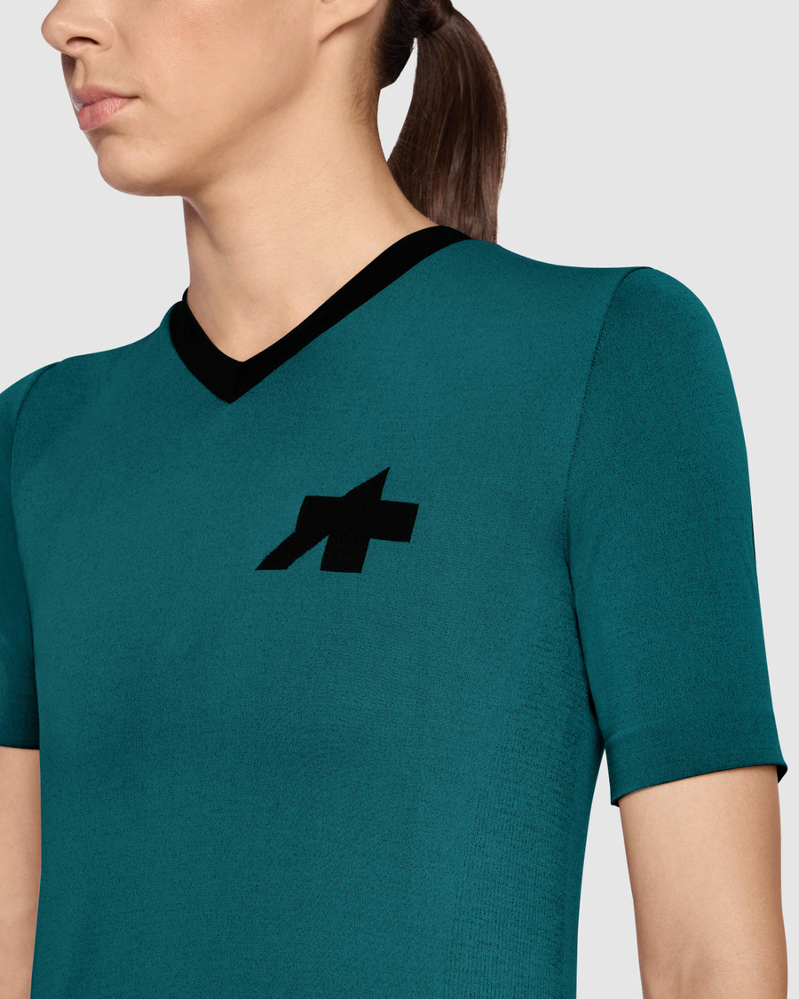 ASSOS TACTICA TECH T5 Kortärmad Jersey Dam Grön