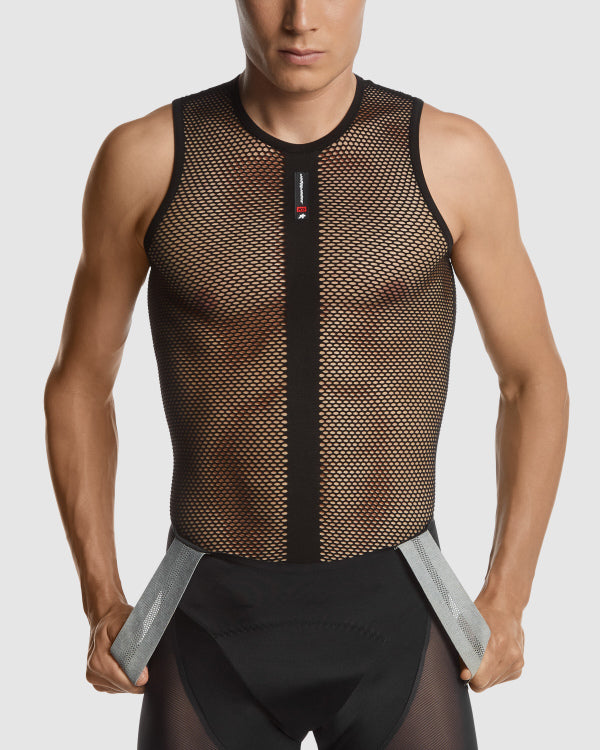 ASSOS funktionellt underplagg SKIN LAYER SUPERLEGER Ärmlös Svart