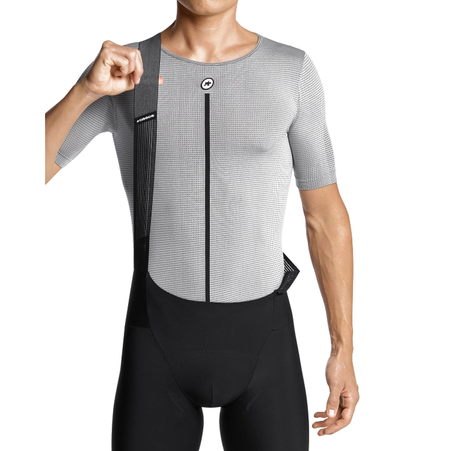ASSOS NS SKIN LAYER P1 Short-Sleeve Base Layer, Gray