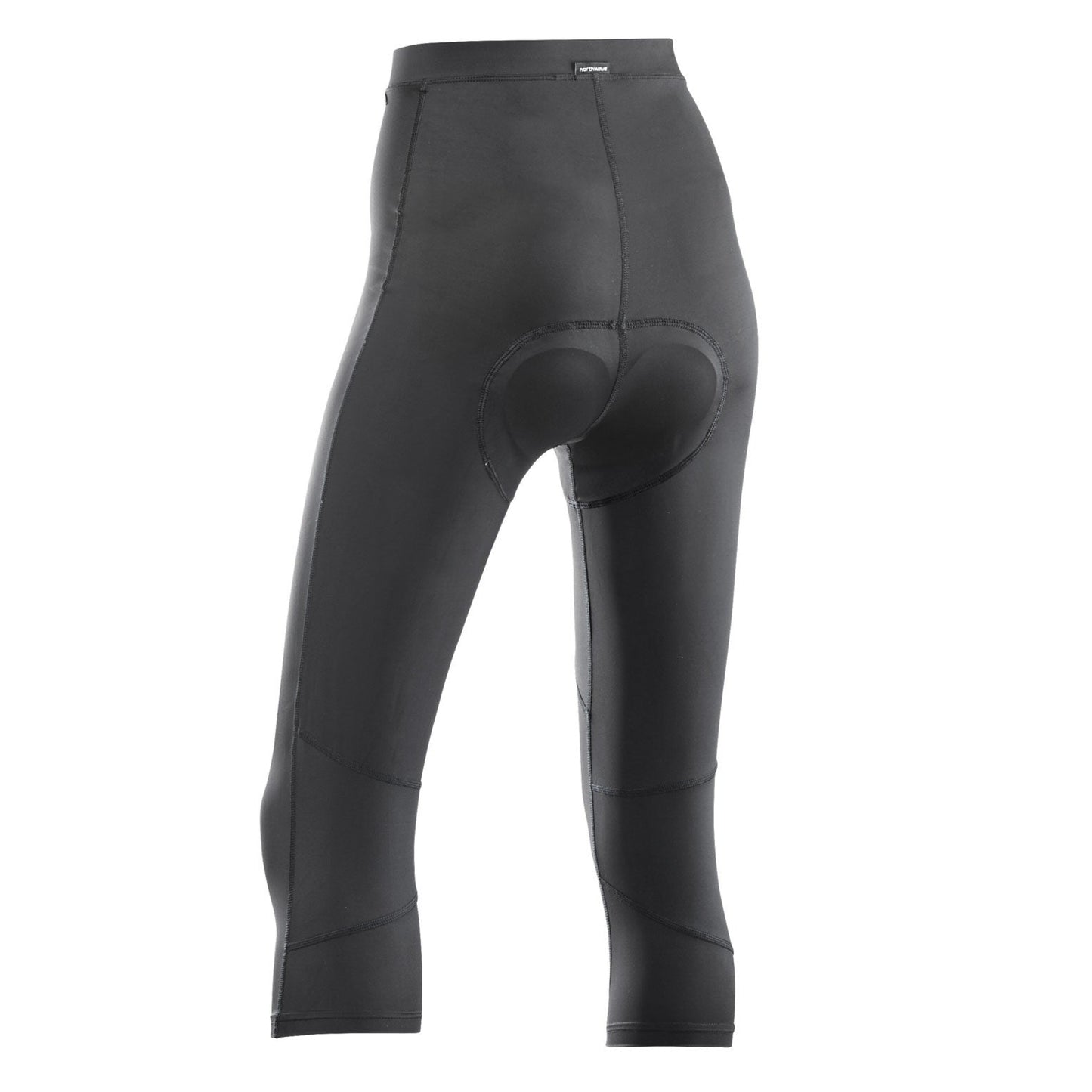 NORTWAVE ACTIVE 3/4-tights med bröstlappar för kvinnor Svart