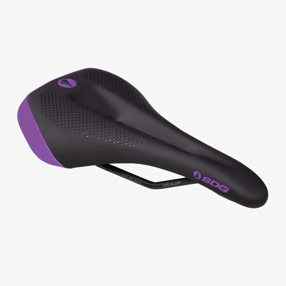 SDG ALLURE V2 Damsadel Lux-Alloy Rails Svart/Lila