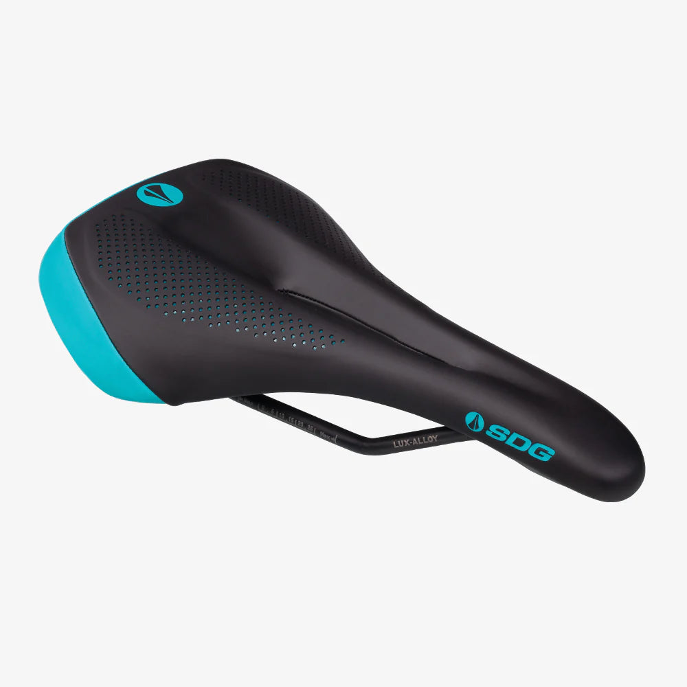 SDG ALLURE V2 Damsadel-Lux Rails-Alloy Black/Turquoise