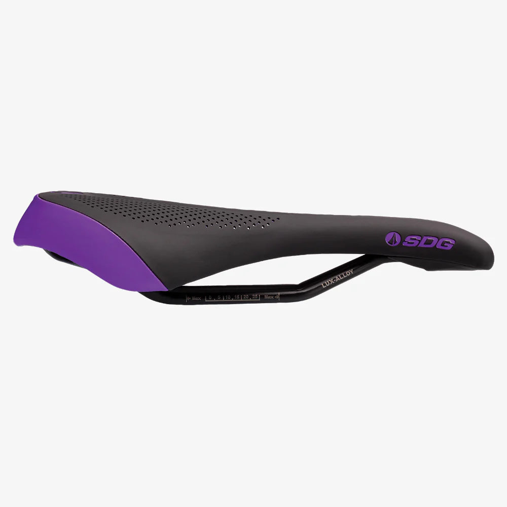 SDG ALLURE V2 Damsadel Lux-Alloy Rails Svart/Lila