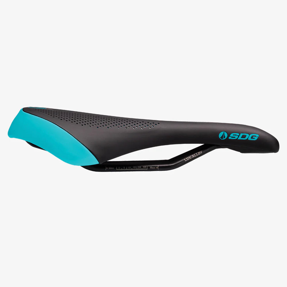 SDG ALLURE V2 Damsadel-Lux Rails-Alloy Black/Turquoise