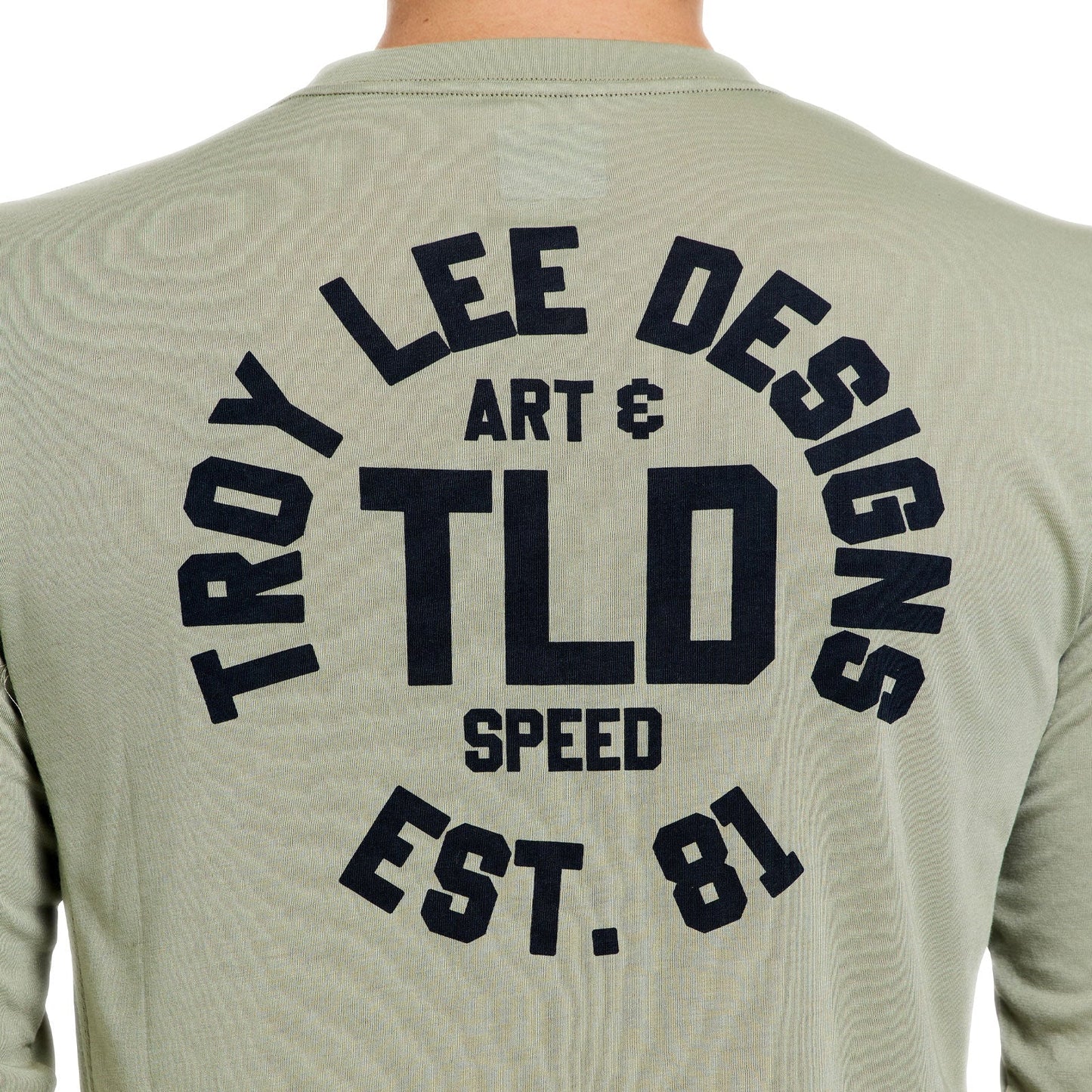 TROY LEE DESIGNS SKYLINE RIDE STAMPS Långärmad Jersey Sage