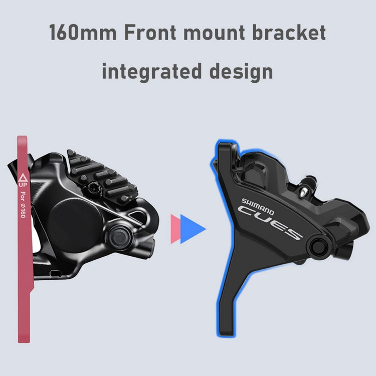 SHIMANO CUES U6030 Mono Flatmount Front Calipers and Left Levers without Discs