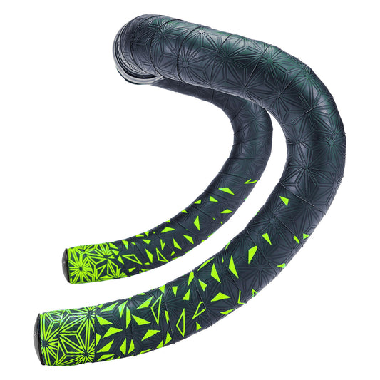 SUPACAZ SUPER STICKY KUSH STAR FADE Bar tape Black/Green