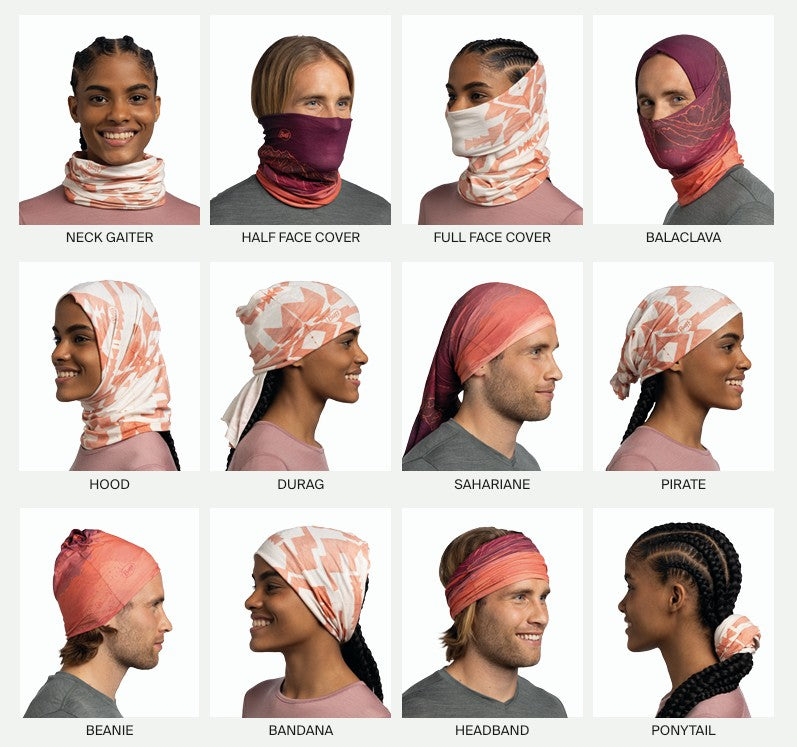 BUFF ORIGINAL ECOSTRETCH Micor Choker Svart