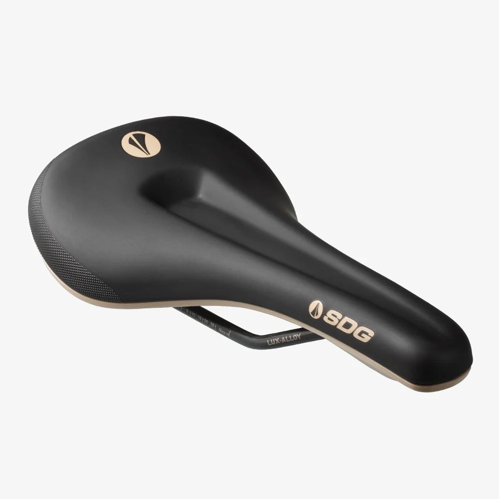 SDG BEL-AIR V3 MAX Rails Lux-Alloy sadel Svart/Beige