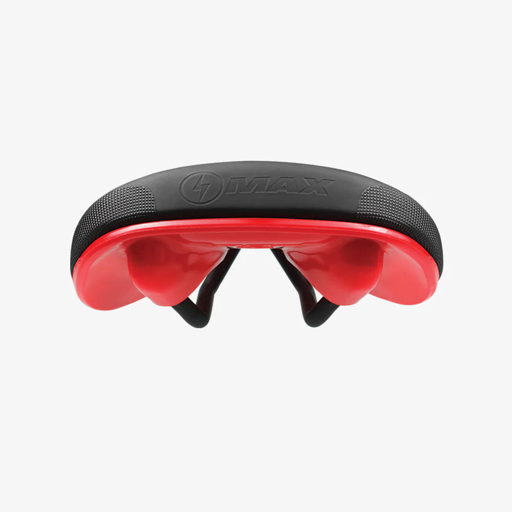 Sadel SDG BEL-AIR V3 MAX Lux-Alloy skenor Svart/Röd