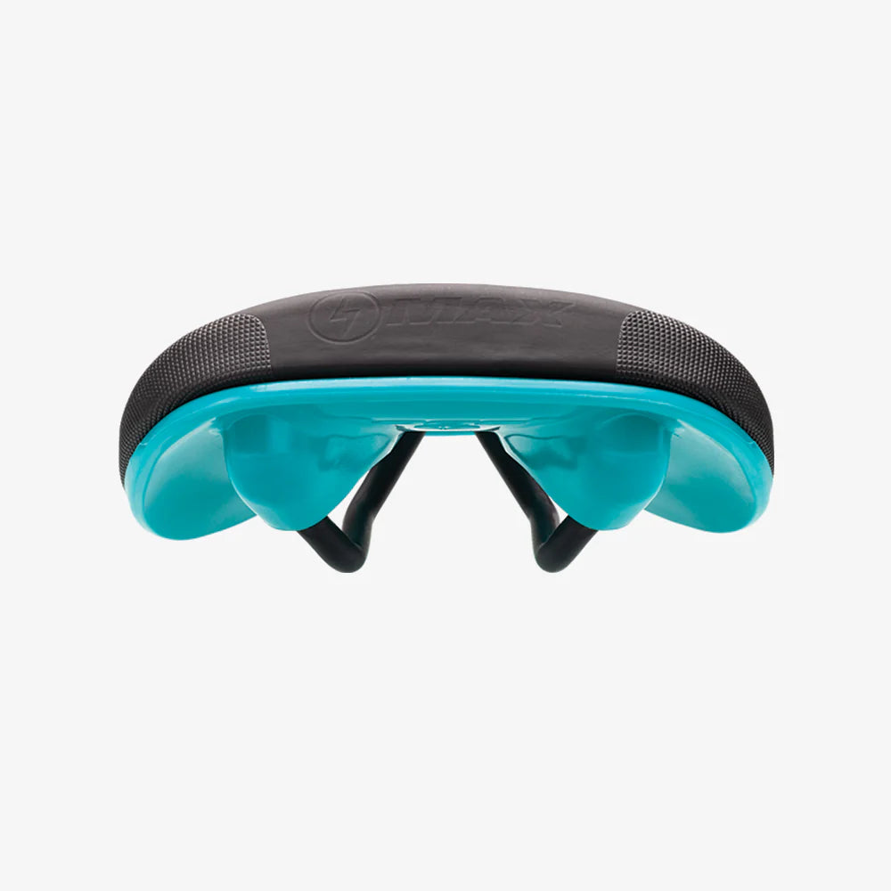 Sadel SDG BEL-AIR V3 MAX Lux-Alloy Rails Svart/Turkos