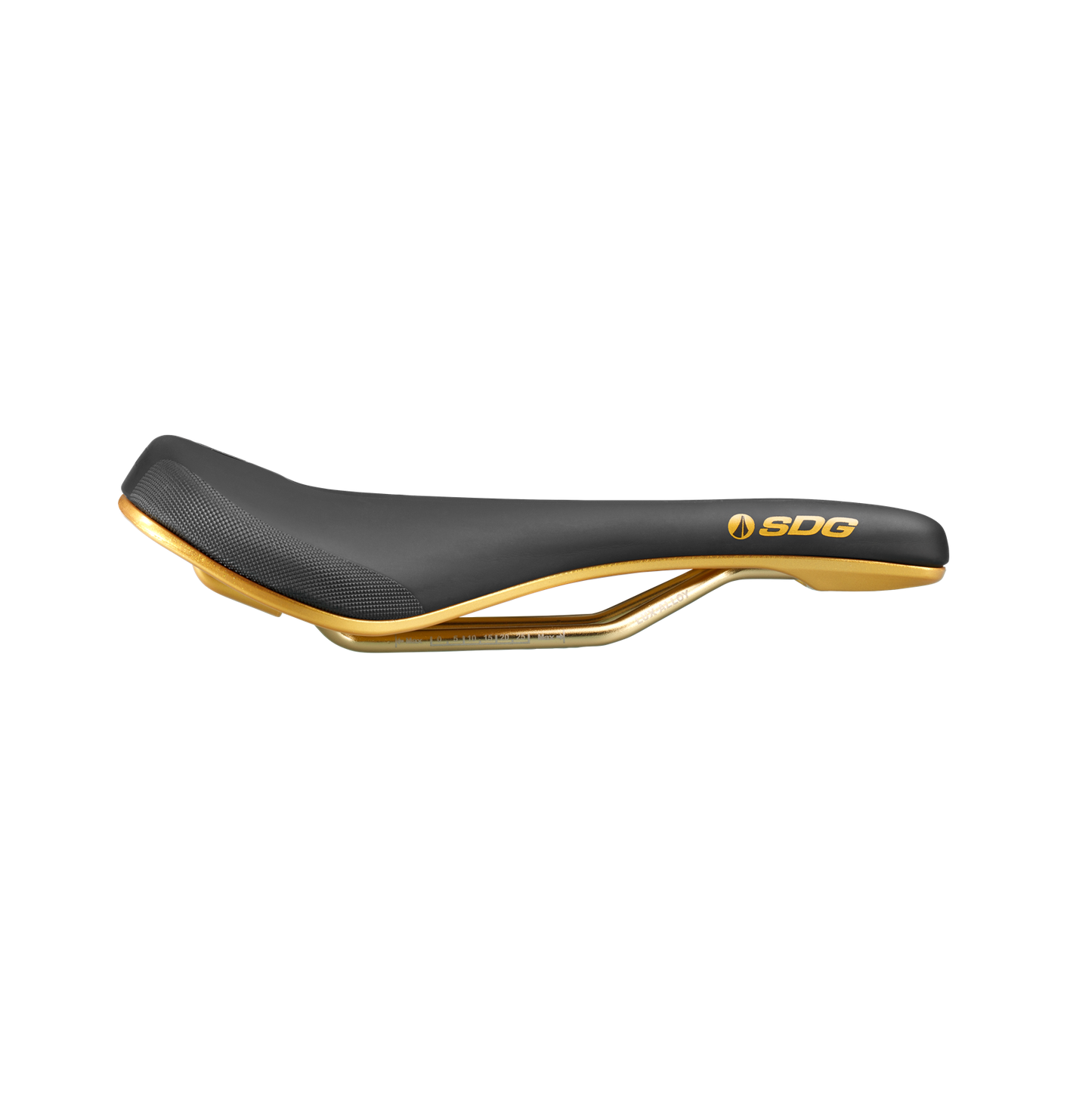 SDG BEL-AIR V3 MAX Galactic Rails Lux-Alloy sadel Svart/Guld