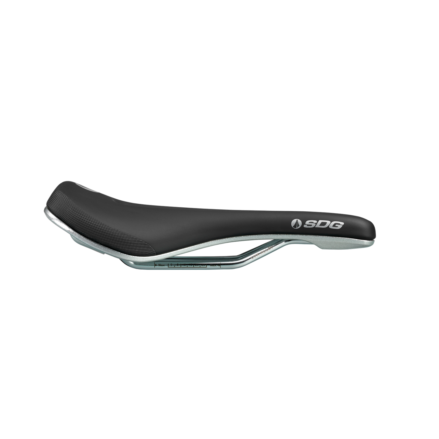 SDG BEL-AIR V3 MAX Galactic Rails Lux-Alloy sadel Svart/Silver
