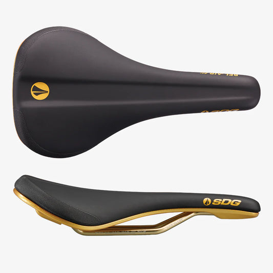 Saddle SDG BEL-AIR V3 Galactic Rails Lux-Alloy Black/Gold