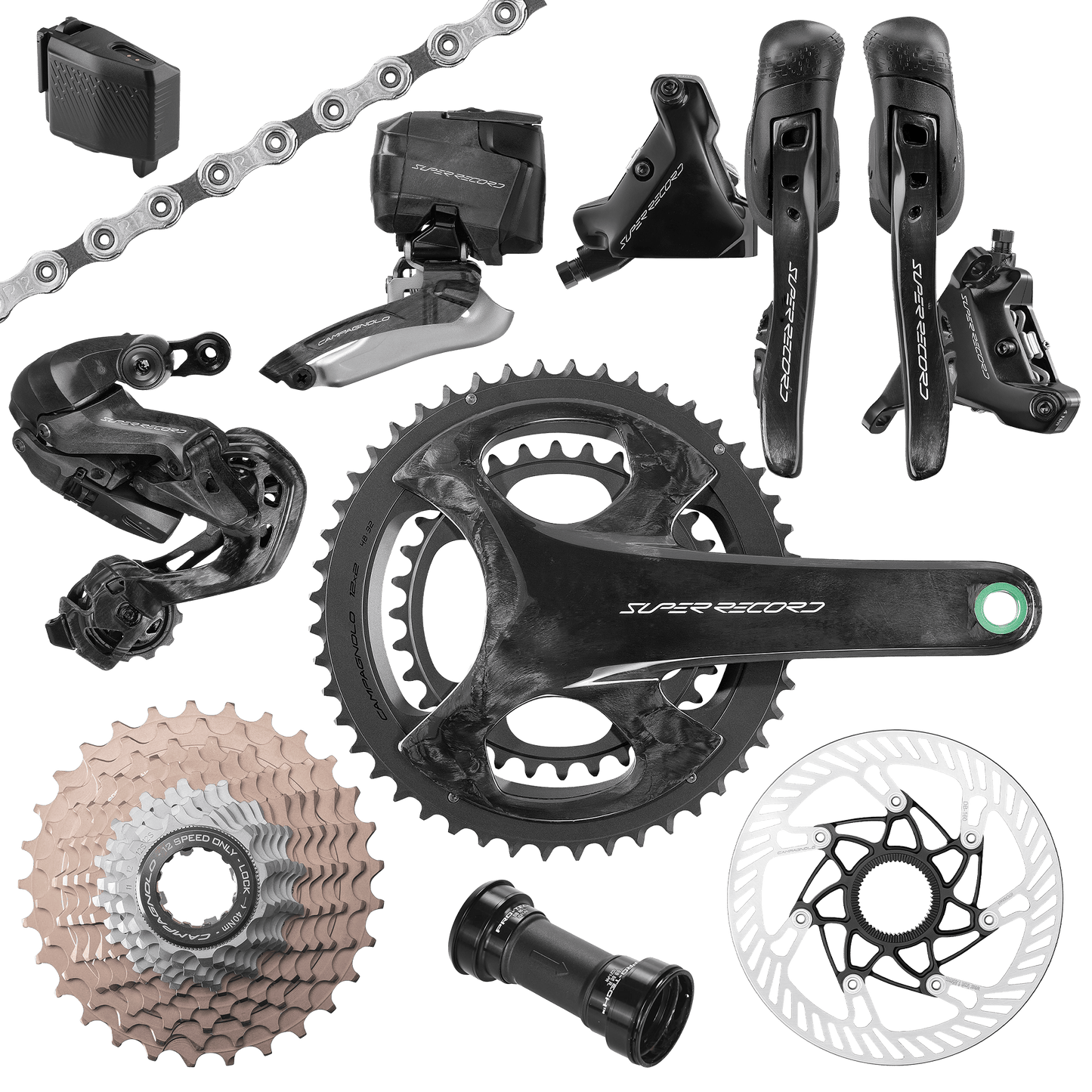 CAMPAGNOLO SUPER RECORD WRL 2x12V Paket