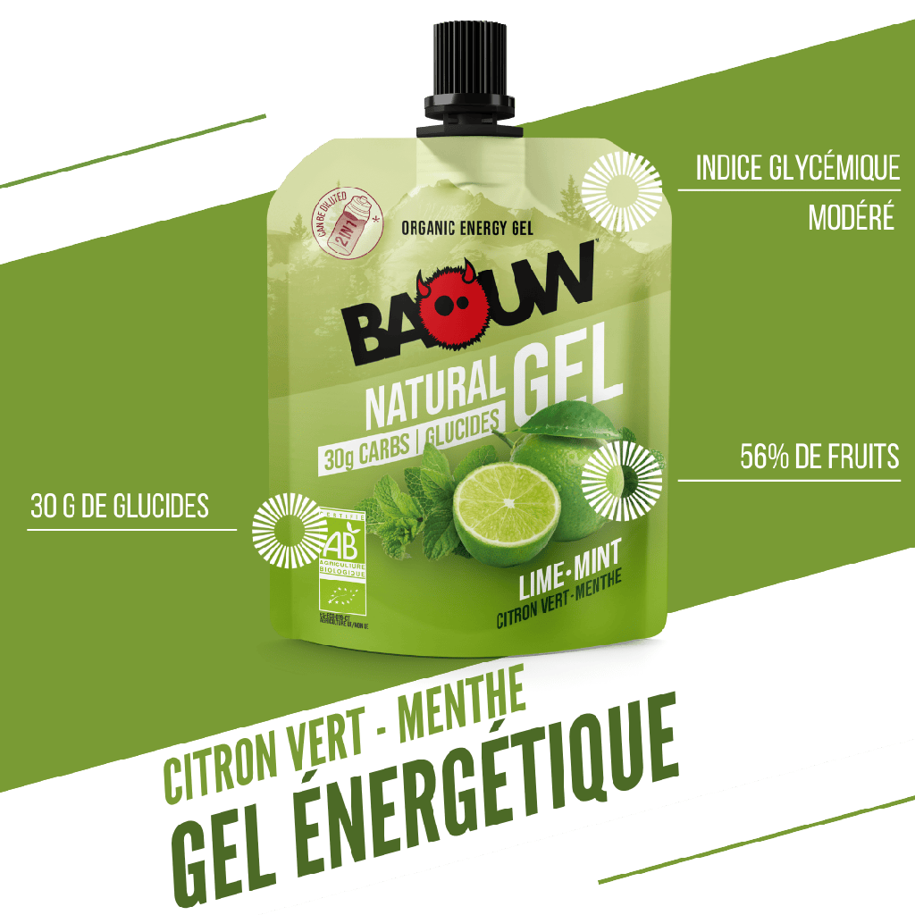 BAOUW ORGANIC Lime/Mint Energizing Gel (85g)