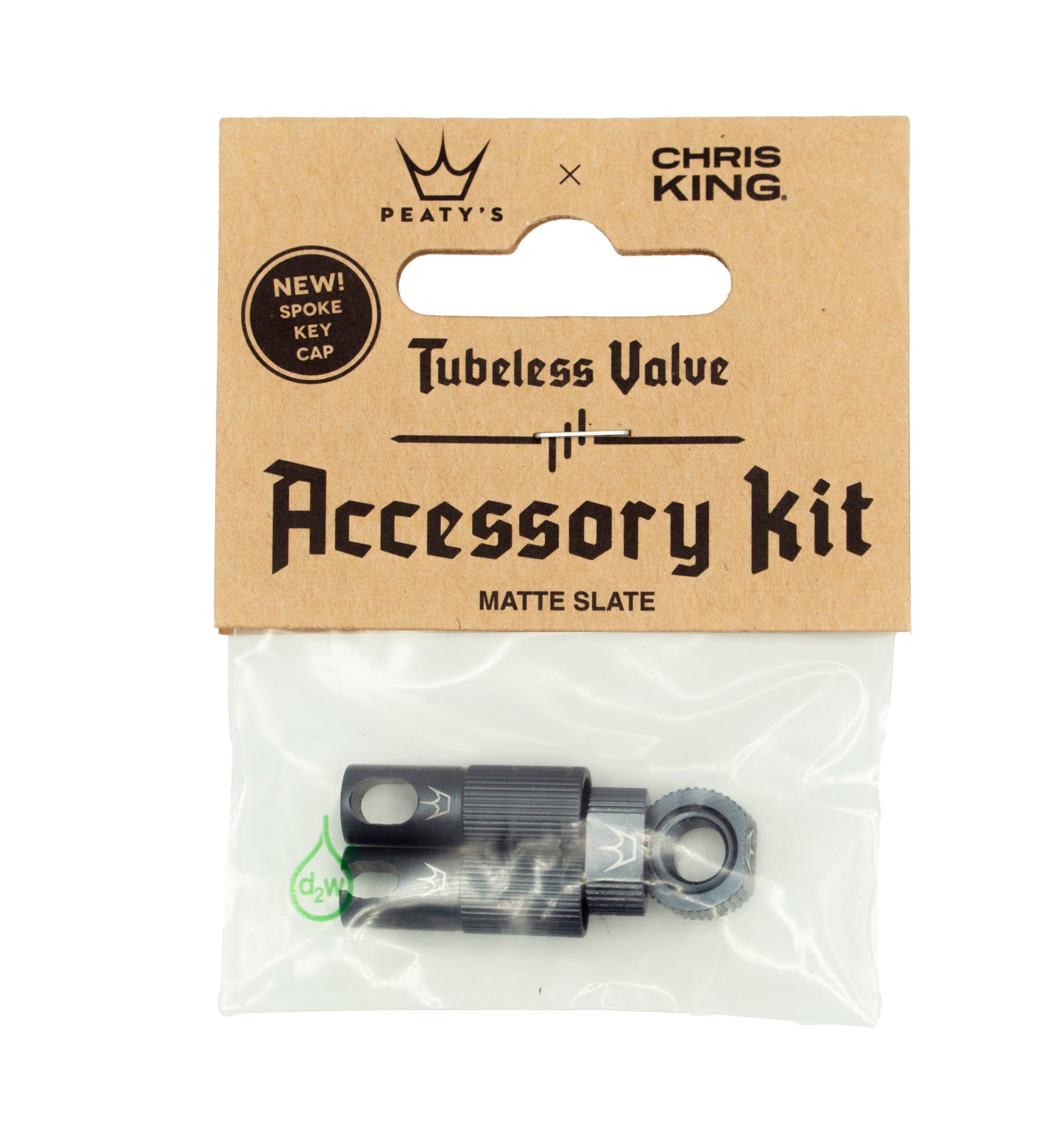 PEATY'S Kit med grå ventilhattar och nipplar