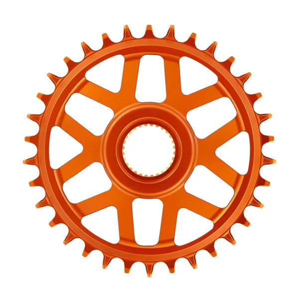 Plateau Mono E-THIRTEEN HELIX RACE E-SPEC 11/12V direktmontering Bosch Gen4 Offset 13mm Orange
