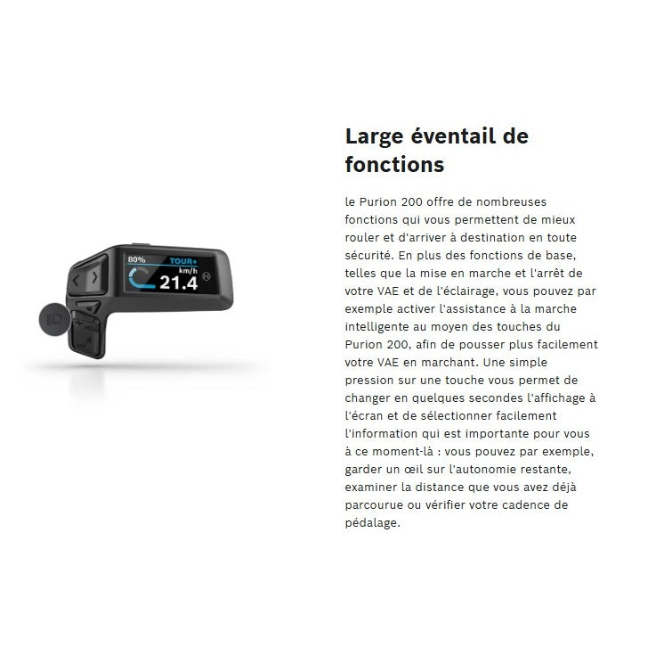 BOSCH PURION 200 skärm
