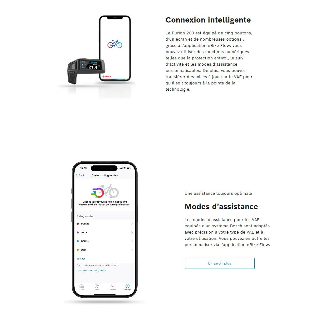 BOSCH PURION 200 skärm